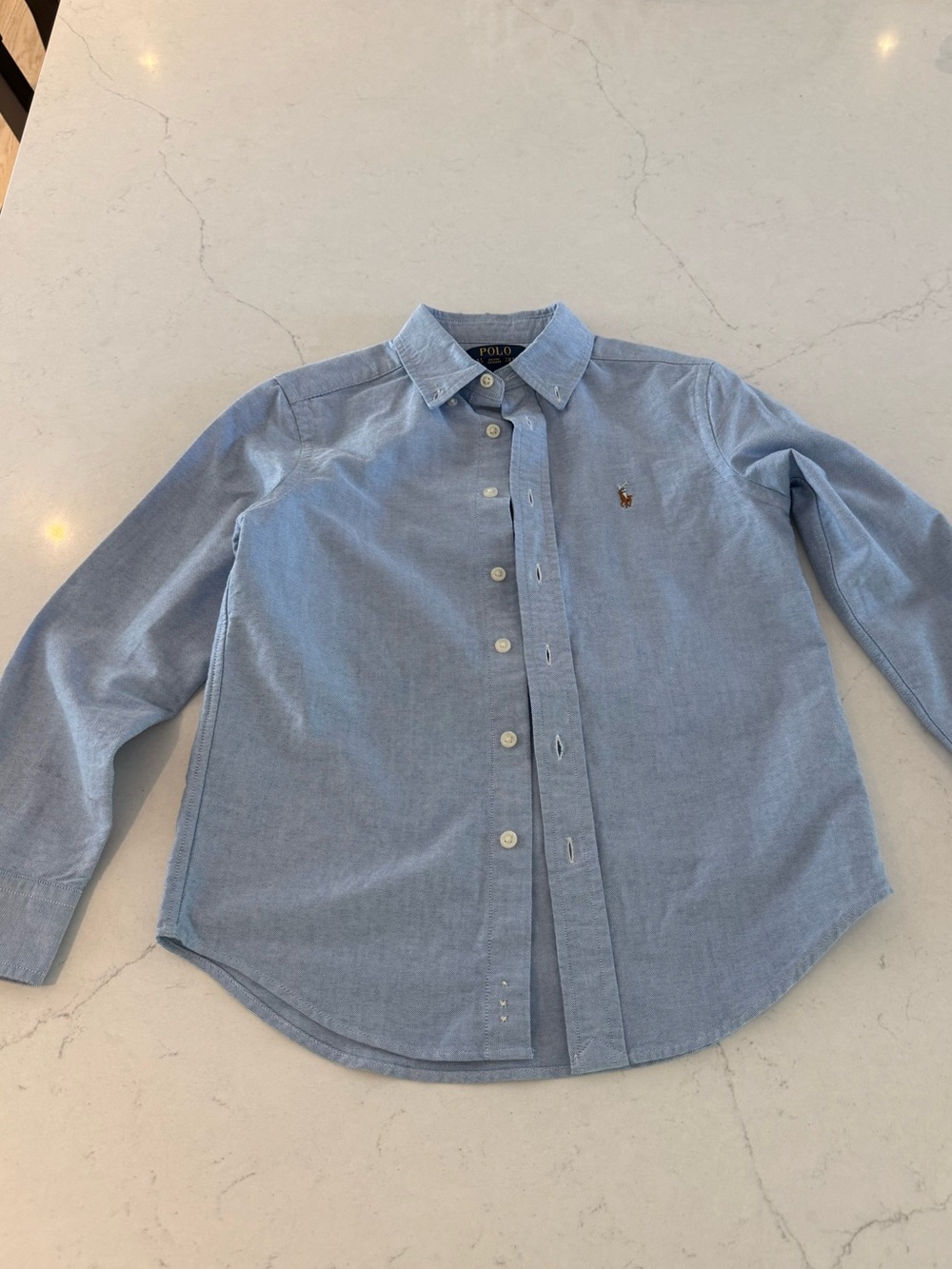 Ralph Lauren Cotton Oxford Shirt Size 8